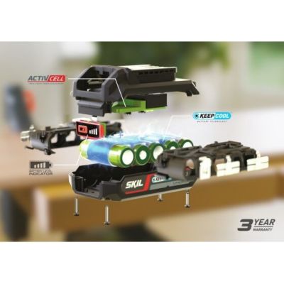 2. Skil BR1E3107AA Battery-powered screwdriver accessory Black, Red
