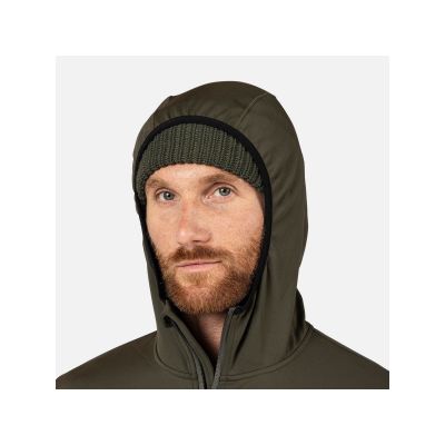 5. ROSSIGNOL Men's Mid Layer Stretch Hoodie Green