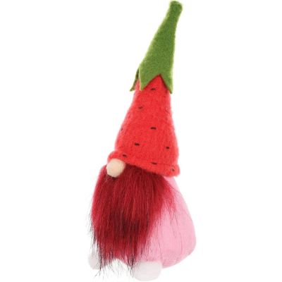 8. gnome strawberry 20cm spring decoration boy