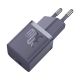 4. Baseus GaN5 30W USB-C EU Wall Charger with Purple Cable Baseus Dynamic 3 USB-C 100W 1m - Purple
