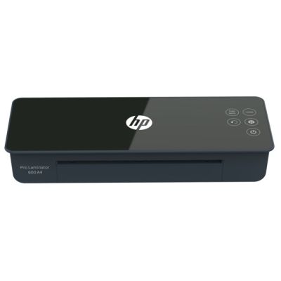 6. HP Laminator PRO LAMINATOR 600 A4, cold/hot, speed 60cm/min + 15 pouches: 3xA4, 4xA5, 4xA6, 4xB-CARD, black