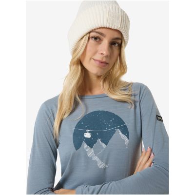 3. SUPER.NATURAL W GONDOLA LS Women's Long-Sleeve Shirt, Grey