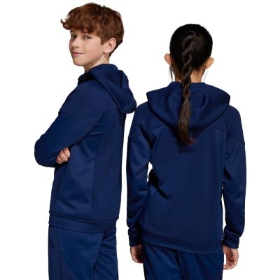 3. adidas Tiro 25 Full-Zip Kids' Sweatshirt, Navy JC5127