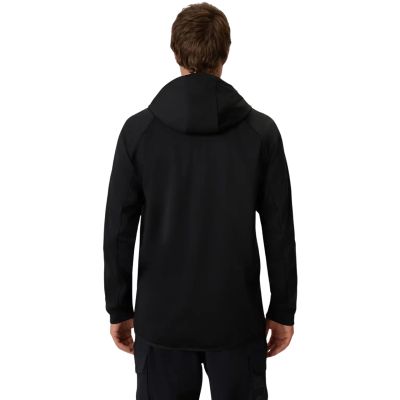 3. Men’s Softshell Jacket 4F M646 Deep Black 4FWAW26TSOFM646 20S