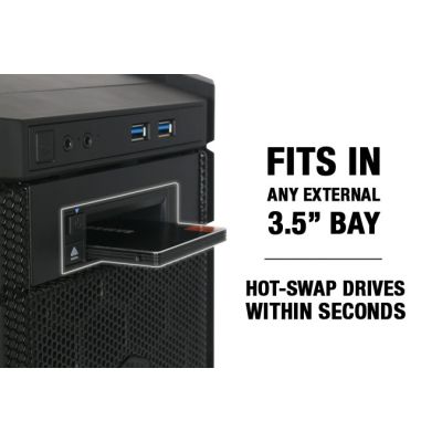 11. Icy Dock flexiDOCK MB521SP-B Black