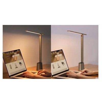 13. Baseus Smart Eye wireless LED desk lamp with battery 2200 mAh gray (DGZG-0G)