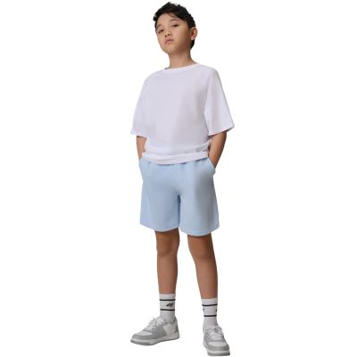 6. Boy's shorts 4F CAS M780 light blue 4FJWSS26TSHOM780 34S