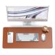 8. Satechi Premium Desk Mat - vegan leather desk pad (brown)