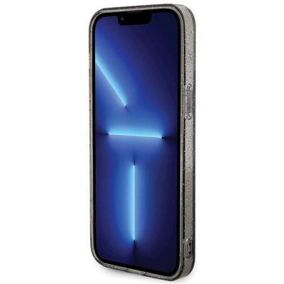 5. Karl Lagerfeld Karl&Choupette Glitter MagSafe case for iPhone 15 Pro Max - black