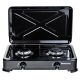 4. Ravanson K-02TB 2-burner portable gas stove (black)