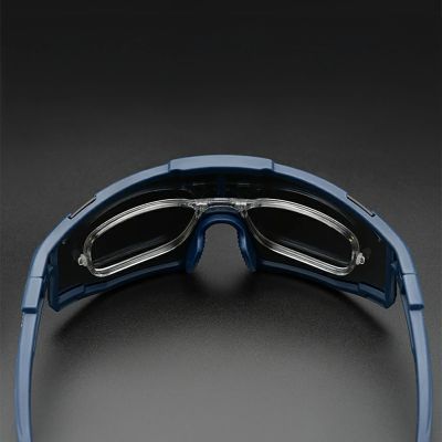 3. Rockbros SP258 ROAD TO SKY Cycling Glasses Polarized Blue Lenses - Navy Blue