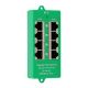 4. Extralink Gigabit PoE Injector 4 Port Active, 4 Gigabit 802.3at/af ports, Mode A