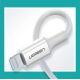 5. Ugreen US171 Lightning - USB-C MFi PD cable 20W 480Mb/s 1m - white