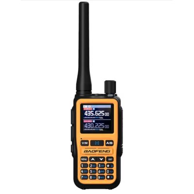 2. Baofeng UV-5R EU MINI USB-C Bluetooth VHF UHF Air Band Radio Orange (15cm antenna)