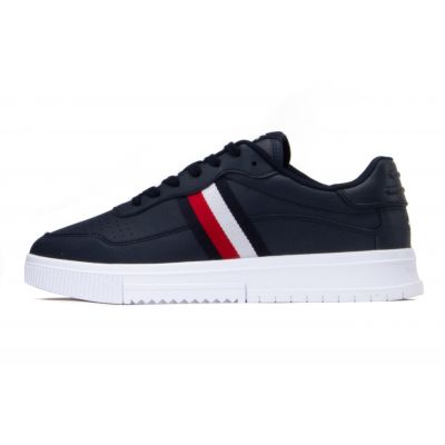 5. Tommy Hilfiger Supercup Leather Stripes M shoes FM0FM04824 DW5