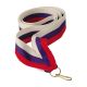 9. Ribbon 22 mm - white, blue, and red