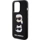6. Karl Lagerfeld Silicone Karl&Choupette Head case for iPhone 15 Pro - black