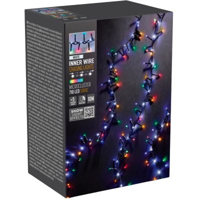 2. CHRISTMAS TREE LIGHTS 710 LED LIGHT CHAIN MULTICOLOR/WHITE