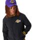 3. New Era NBA Los Angeles Lakers Script Bomber Jacket - 60332205