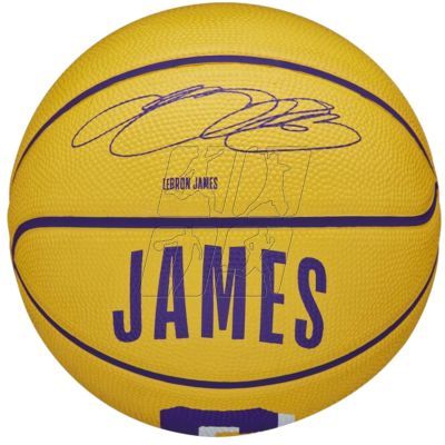 4. Ball Wilson NBA Player Icon Stephen Curry Mini Ball WZ4007401XB