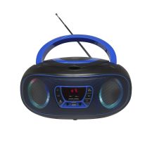 Denver TCL-212BT BLUE Portable CD Player cd Black, Blue