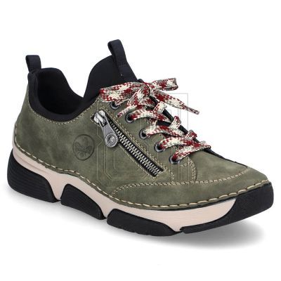 18. Comfortable Rieker W RKR610 green shoes