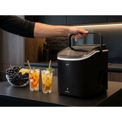 10. ELDOM ICE MAKER KS230 ICELIA 165W, BLACK, 12 KG ICE/24H; 9 ICE CUBES AT A TIME EVERY 6 – 12 MIN