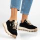 2. Leather platform sneakers black Filippo DP7498