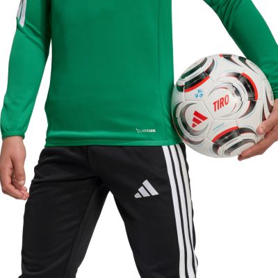 6. adidas Tiro 26 League Training Top green and white kids' sweatshirt JY7160