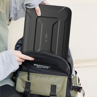 10. Tech-Protect Ranger-X Tactical Laptop Case for 15-16" - Black