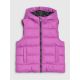 6. Girls' down vest with synthetic filling 4F 4FJWSS25TVJAF166-50S