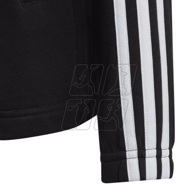 7. Sweatshirt adidas Essentials 3 Stripes Full-Zip Hoodie Jr. IC3634