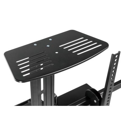 6. Equip Floor Stand Holder 55-100"/1TFT 120kg 1Shelf Solid Retail (650633)