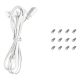 7. Deepcool FL12 fan, white, 3-pack, 120 mm, 2150 RPM, 12 V