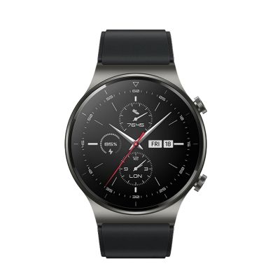 3. Silicone Strap for Huawei Watch GT 2 / 3 / 4 / 2 Pro / 3 Pro / 4 Pro / GT 2e - Black