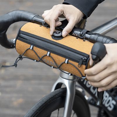 7. Rockbros TL002 ROAD TO SKY 1.5L Handlebar Bag Waterproof – Orange