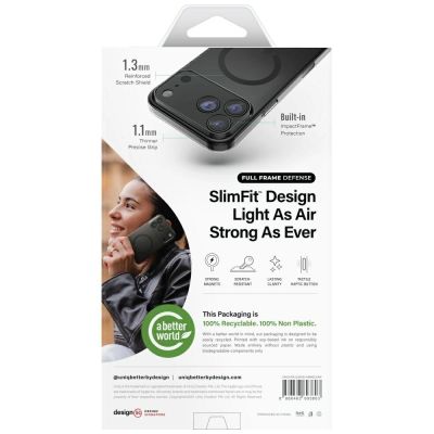 7. Uniq Airsuit iPhone 17 Magclick Charging Case - Transparent