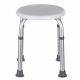 2. Round aluminum shower stool