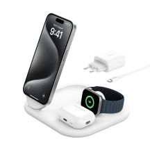 Belkin BoostCharge Headphones, Smartphone, Smartwatch White USB Wireless Charging Fast Charging Internal