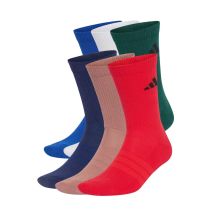 Adidas Cushioned Crew Socks 6 Pairs Colorful KY1904