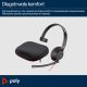 44. POLY Blackwire 5210 Single-Ear USB-C Headset + 3.5mm Plug + USB-C/A Adapter