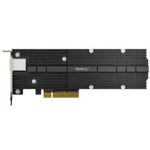Synology E10M20-T1 combo adapter, 2x10GbE RJ45, 2 slots M.2 (2280/22110) for SSD, PCIe 3.0 x8