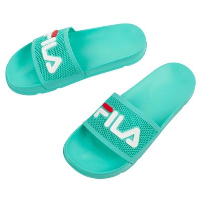 Fila women's sports flip-flops Morro comfortable green slippers for the pool