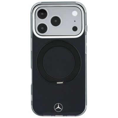 3. Mercedes Ring Stand Iconic Logo MagSafe Case for iPhone 18 Pro Max / 17 Pro Max - Black