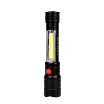 28. ESPERANZA ALUMINUM FLASHLIGHT WITH SIDE LIGHT COB APATE EOT069