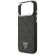 6. Guess 4G Triangle Logo MagSafe Case for iPhone 17 Pro Max / 18 Pro Max - Black & Silver