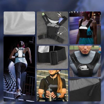 3. Wozinsky WKDB1 Reflective Running Vest - Black