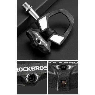 5. Rockbros RD9 SPD Carbon Fiber and Titanium Alloy Pedal Cleats - Black