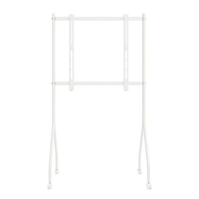 3. MACLEAN TV STAND / TROLLEY FOR MACLEAN TV, ON WHEELS, 37-80", MAX. LOAD 50KG, MAX. VESA 600X400, WHITE, MC-180