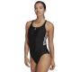 4. Adidas Mid 3-Stripes W swimsuit HA5993